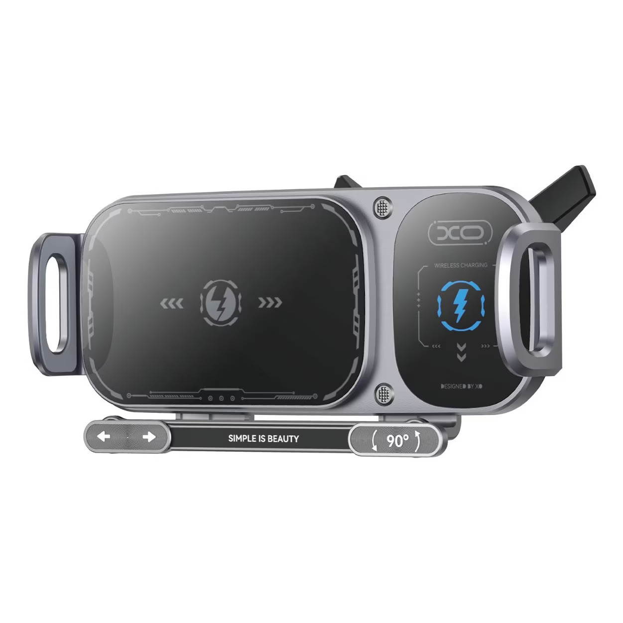 Incarcator Auto Wireless XO Design WX041, 15W, 1.67A, Negru