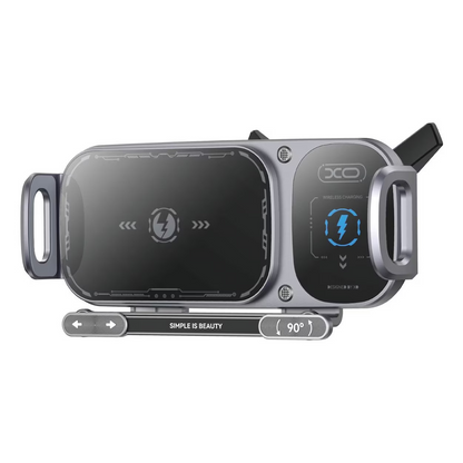 Incarcator Auto Wireless XO Design WX041, 15W, 1.67A, Negru