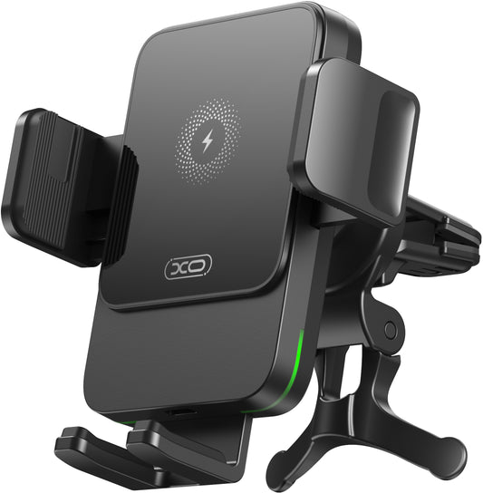 Incarcator Auto Wireless XO Design WX041 Vent, 15W, 1.67A, Negru