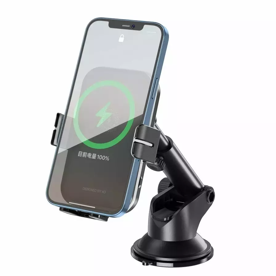 Incarcator Auto Wireless XO Design WX027, 15W, 1.67A, Negru