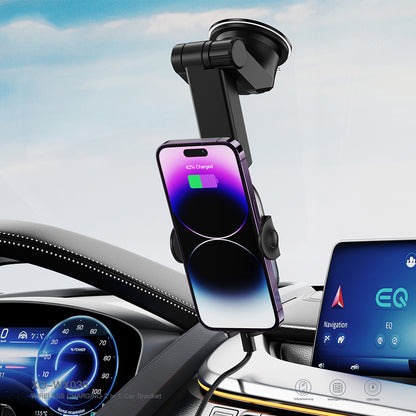Incarcator Auto Wireless XO Design WX038, 15W, 1.67A, Negru