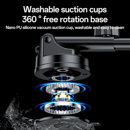 Incarcator Auto Wireless Yesido C307, 15W, 1.67A, Negru