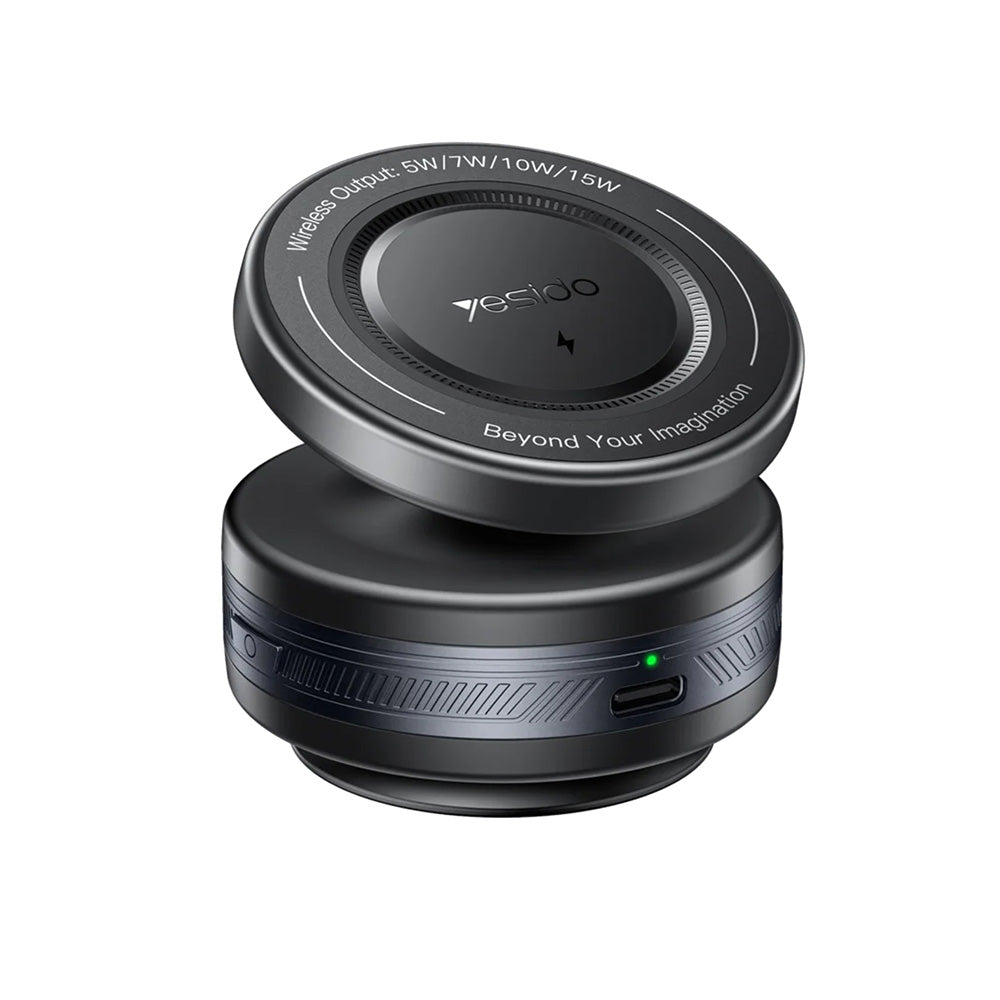 Incarcator Auto Wireless Yesido C310, 15W, 1.67A, Negru