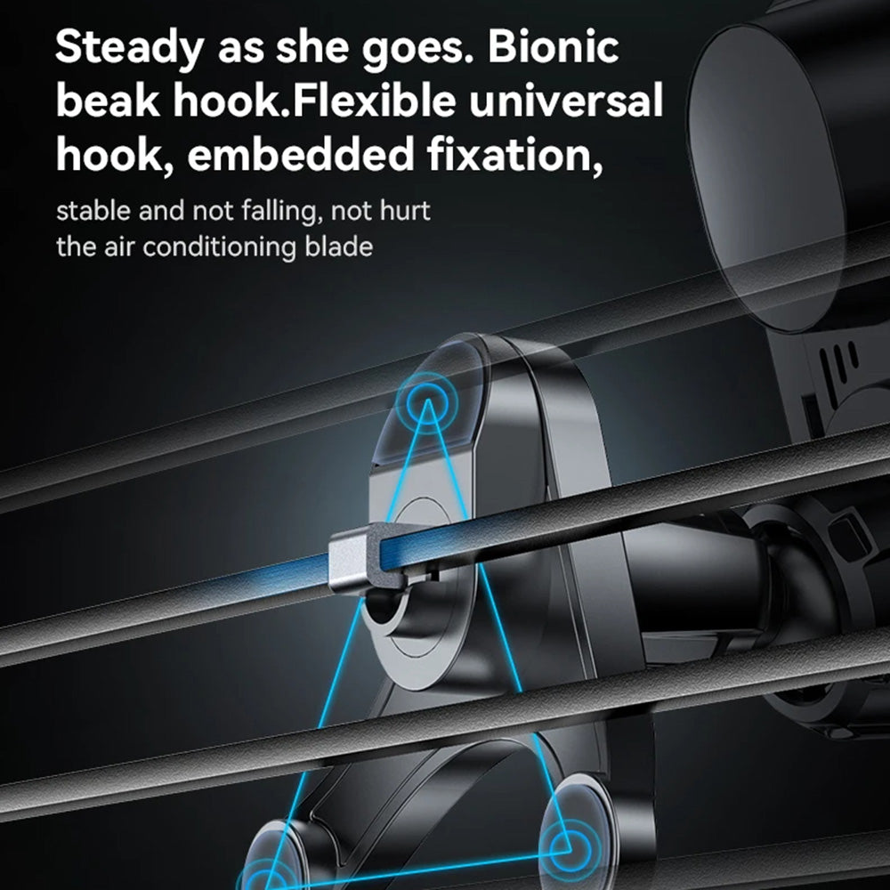 Incarcator Auto Wireless Yesido C312, 15W, 1.67A, Negru