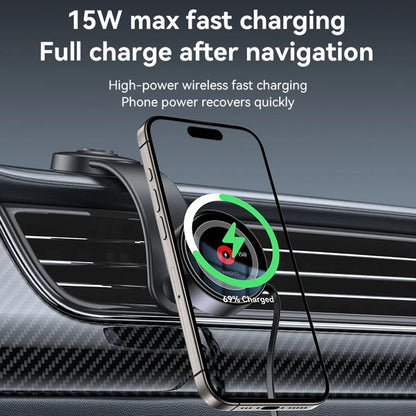 Incarcator Auto Wireless Yesido C314, 15W, 1.67A, Negru