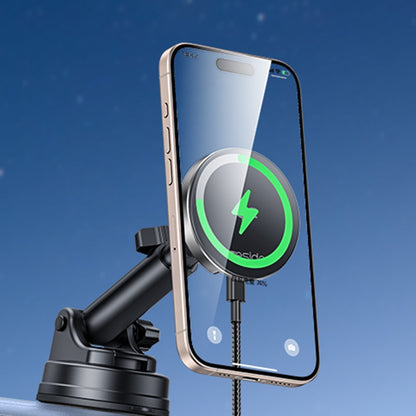 Incarcator Auto Wireless Yesido DS30, 15W, 1.67A, Negru