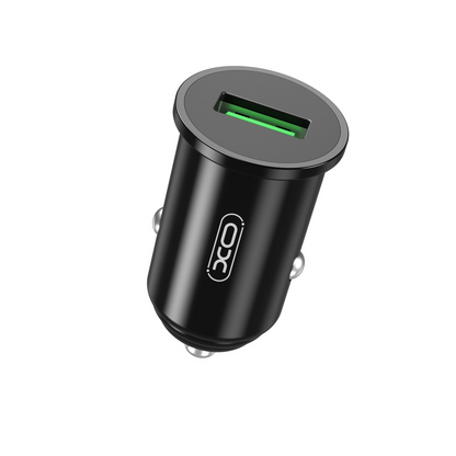 Incarcator Auto XO Design CC35, 18W, 3A, 1 x USB-A, Negru