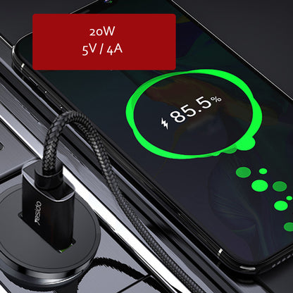 Incarcator Auto Yesido Y38, 18W, 3A, 1 x USB-A, Negru