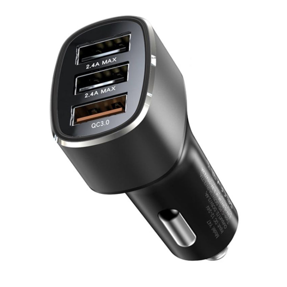 Incarcator Auto Yesido Y46, 42W, 3A, 3 x USB-A, Negru