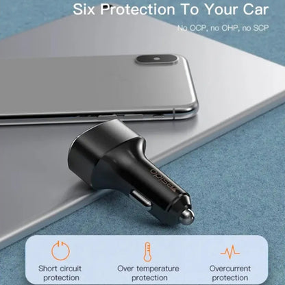 Incarcator Auto Yesido Y46, 42W, 3A, 3 x USB-A, Negru