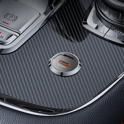 Incarcator Auto Yesido Y67, 45W, 3A, 1 x USB-C, Negru