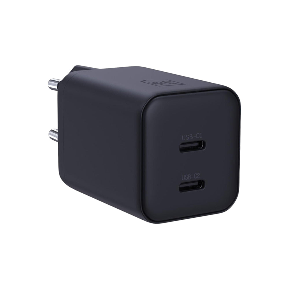 Incarcator Retea 3MK Hyper, 45W, 2 x USB-C, Negru