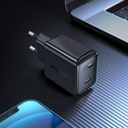 Incarcator Retea Acefast A1, 20W, 3A, 1 x USB-C, Negru
