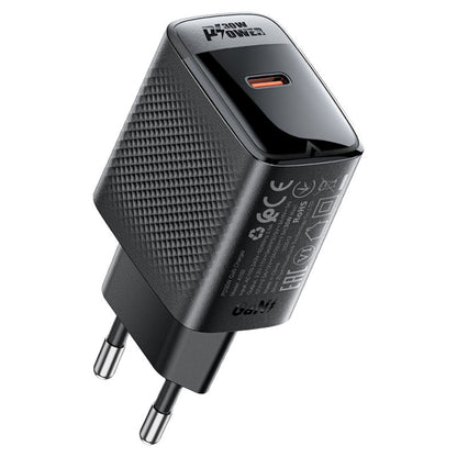 Incarcator Retea Acefast A102, 30W, 3A, 1 x USB-C, Negru