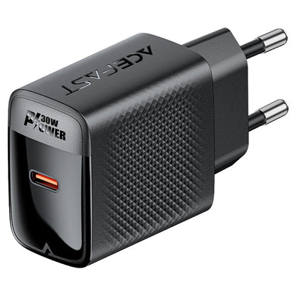Incarcator Retea Acefast A102, 30W, 3A, 1 x USB-C, Negru