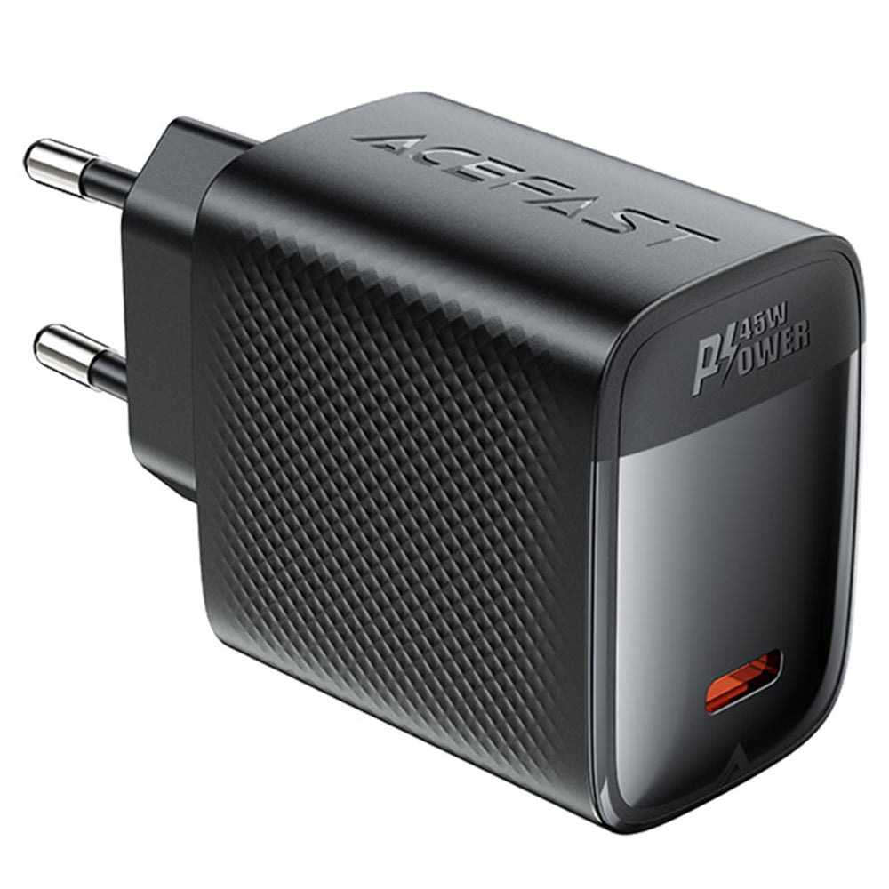 Incarcator Retea Acefast A112, 45W, 3A, 1 x USB-C, Negru