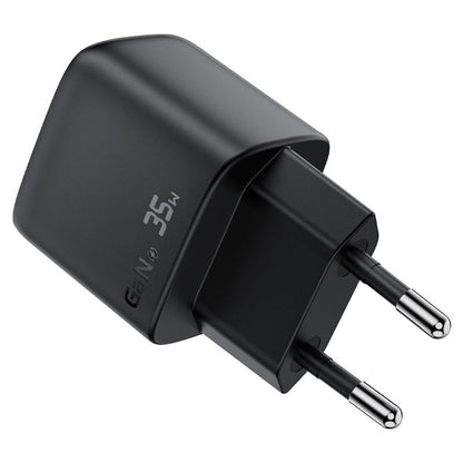 Incarcator Retea Acefast A116 Display, 35W, 3A, 1 x USB-A - 1 x USB-C, Negru