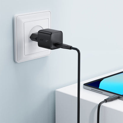 Incarcator Retea Acefast A118, 30W, 3A, 1 x USB-C, Negru