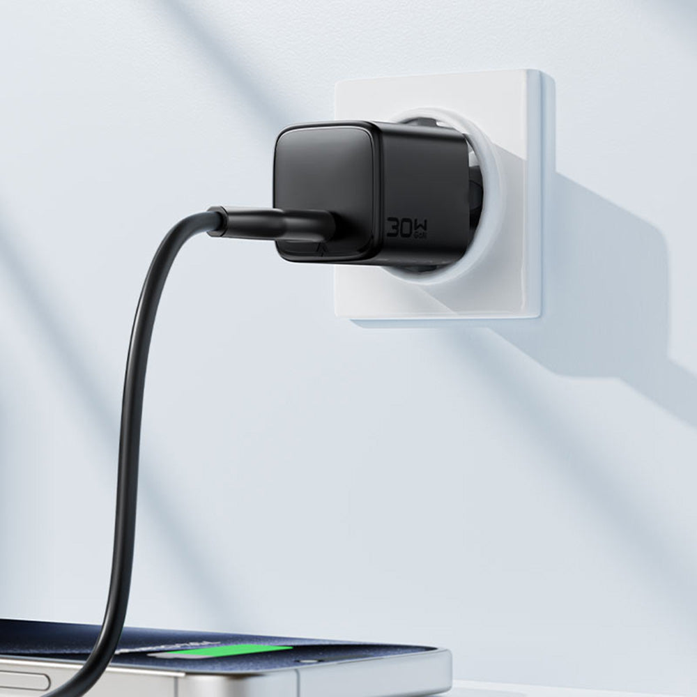 Incarcator Retea Acefast A118, 30W, 3A, 1 x USB-C, Negru