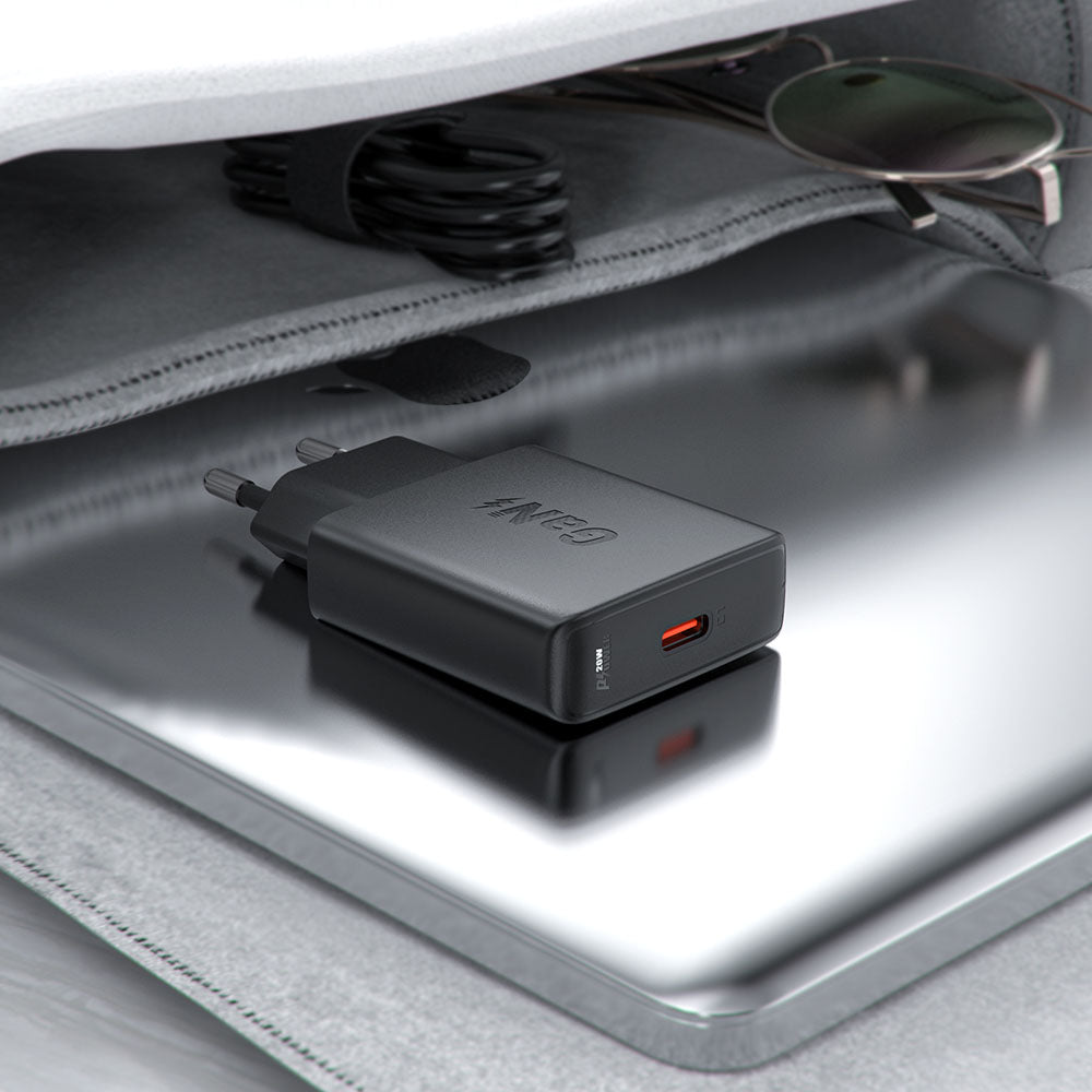 Incarcator Retea Acefast A65, 20W, 3A, 1 x USB-C, Negru
