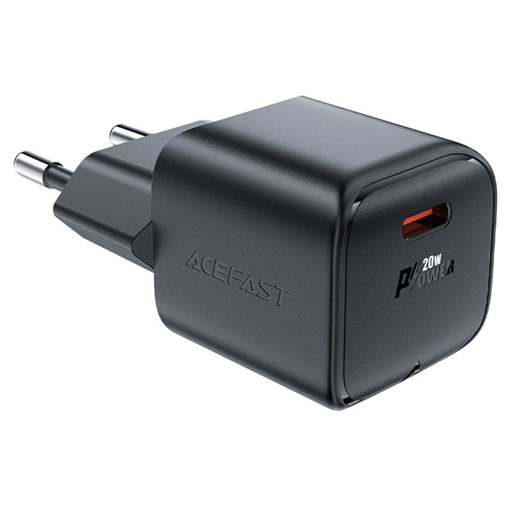 Incarcator Retea Acefast A73 Mini, 20W, 3A, 1 x USB-C, Negru