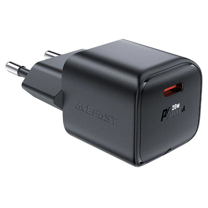 Incarcator Retea Acefast A73 Mini, 20W, 3A, 1 x USB-C, Negru