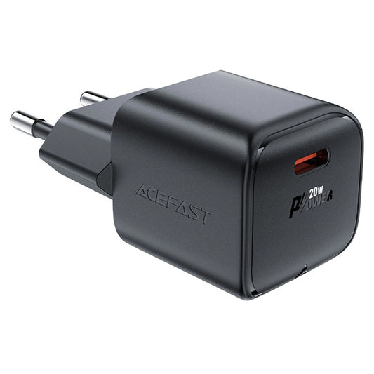Incarcator Retea Acefast A73 Mini, 20W, 3A, 1 x USB-C, Negru