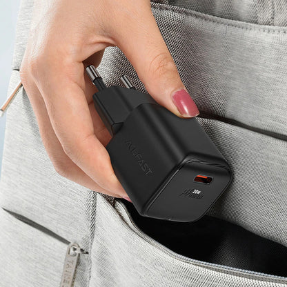 Incarcator Retea Acefast A73 Mini, 20W, 3A, 1 x USB-C, Negru