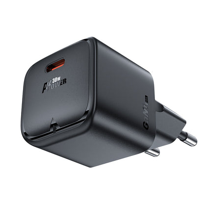 Incarcator Retea Acefast A77, 30W, 3A, 1 x USB-C, Negru