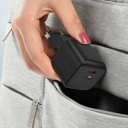 Incarcator Retea Acefast A77, 30W, 3A, 1 x USB-C, Negru