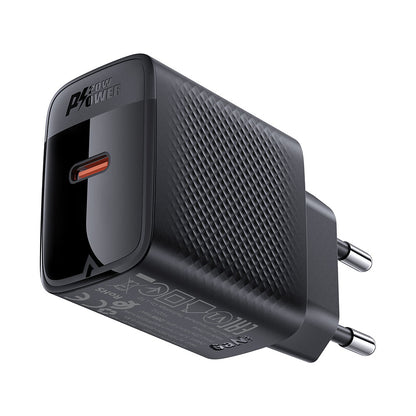 Incarcator Retea Acefast A82, 20W, 3A, 1 x USB-C, Negru