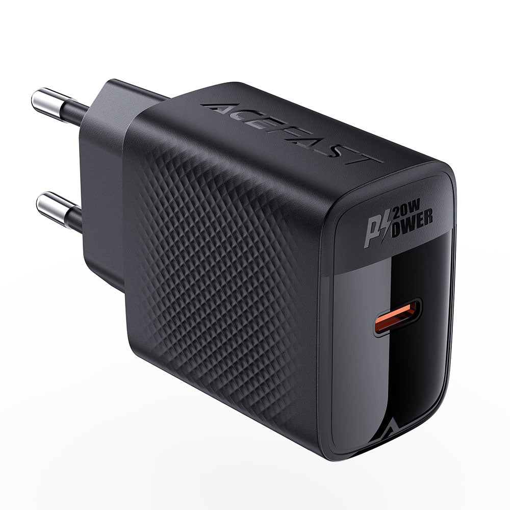 Incarcator Retea Acefast A82, 20W, 3A, 1 x USB-C, Negru