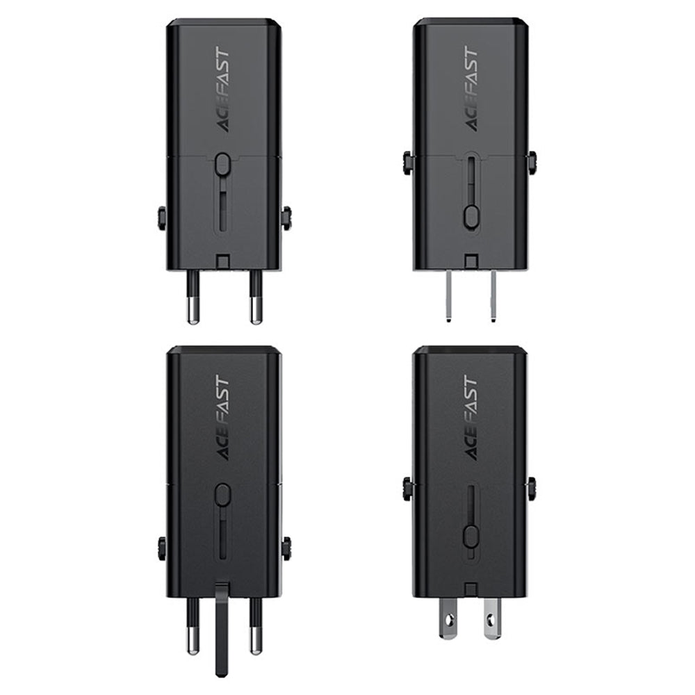 Incarcator Retea Acefast Z7 Travel, 30W, 3A, 1 x USB-C, Negru