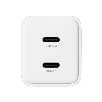 Incarcator Retea Allity. ATC-01-45WCC Fast, 45W, 3A, 2 x USB-C, Alb