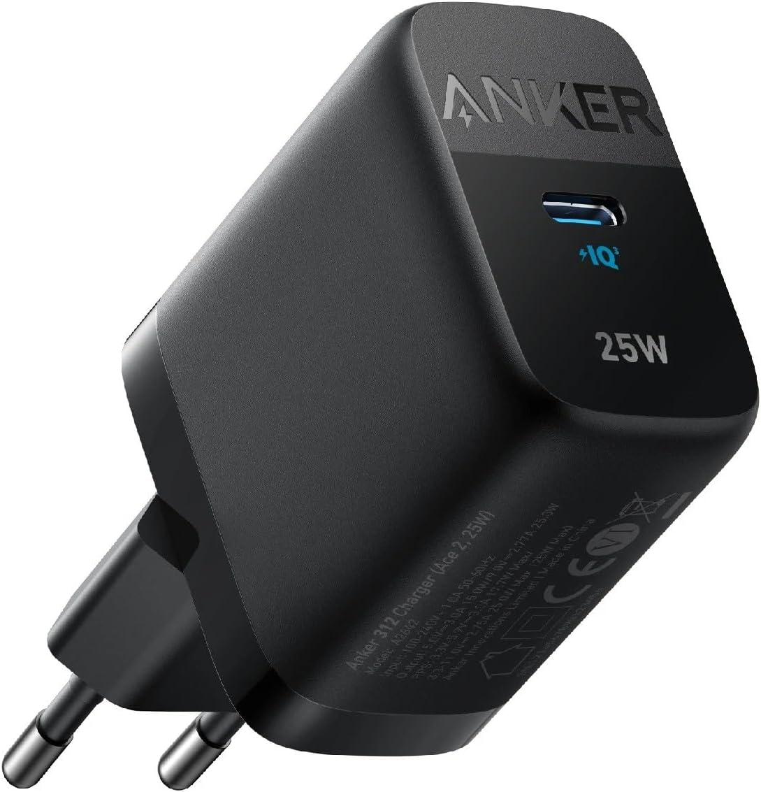 Incarcator Retea Anker 312 Ace, 25W, 1 x USB-C, Negru A2642G11