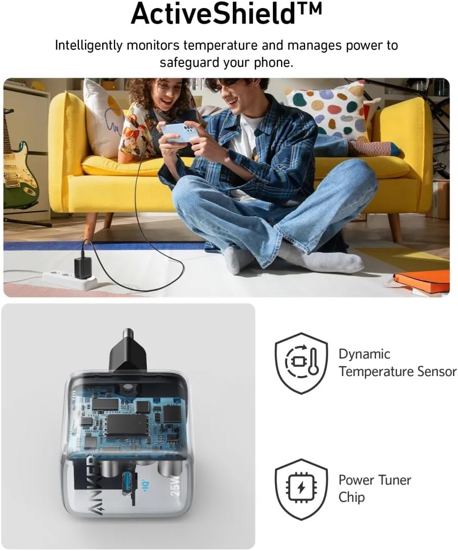 Incarcator Retea Anker 312 Ace, 25W, 1 x USB-C, Negru A2642G11
