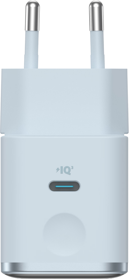 Incarcator Retea Anker Nano Display, 45W, 3A, 1 x USB-C, Albastru A121DG31