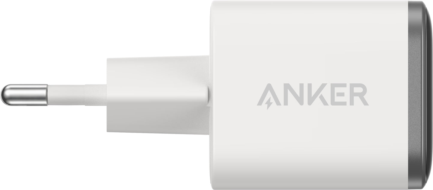 Incarcator Retea Anker Nano Display, 45W, 3A, 1 x USB-C, Alb A121DG21