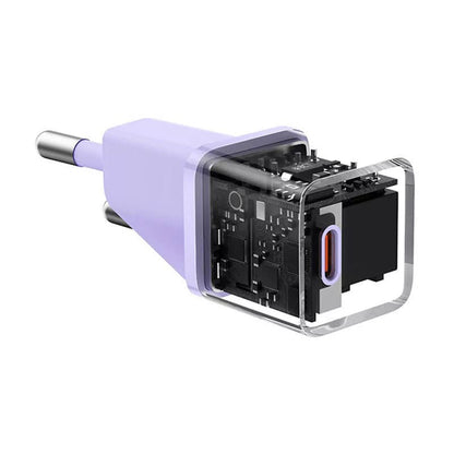 Incarcator Retea Baseus, 20W, 3A, 1 x USB-C, Mov CCGN050105