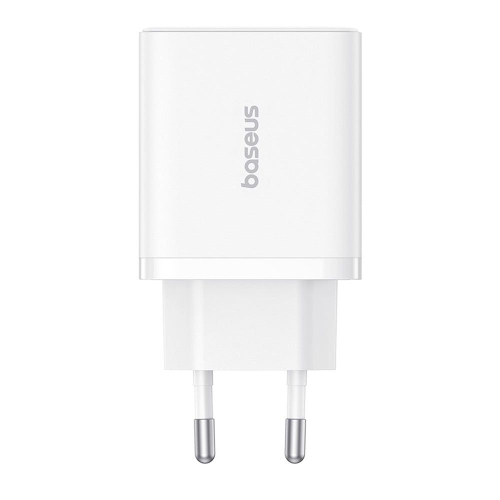 Incarcator Retea Baseus Cube, 30W, 3A, 2 x USB-A - 1 x USB-C, Alb P10111402213-00