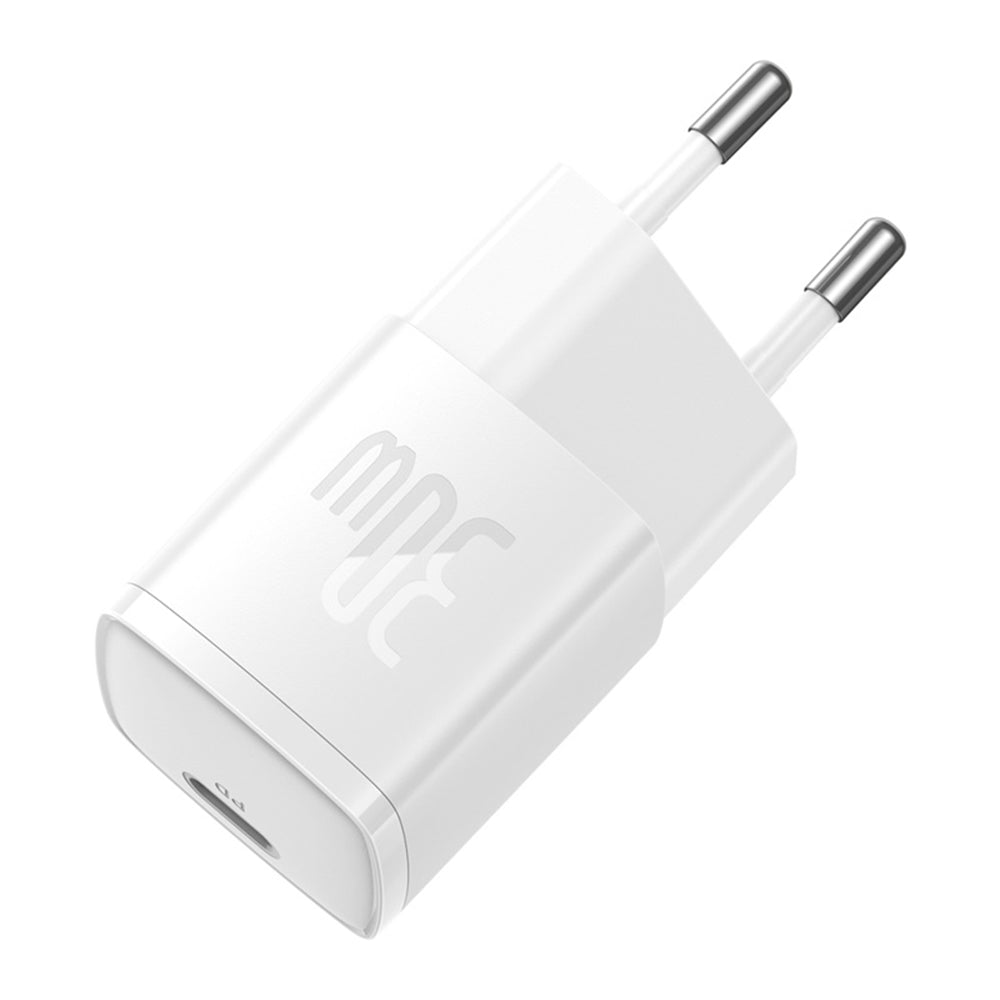 Incarcator Retea Baseus Cube Pro, 30W, 3A, 1 x USB-C, Alb CCXF000302
