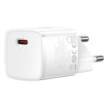 Incarcator Retea Baseus Cube Pro, 30W, 3A, 1 x USB-C, Alb CCXF000302