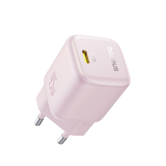 Incarcator Retea Baseus PicoGo, 45W, 3A, 1 x USB-C, Roz P10176800413-00