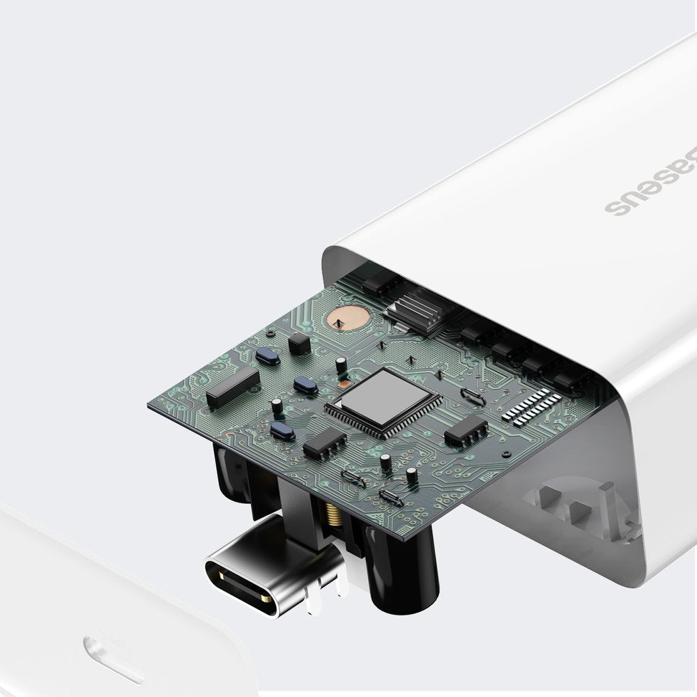 Incarcator Retea Baseus Speed Mini, 20W, 3A, 1 x USB-C, Alb CCFS-SN02