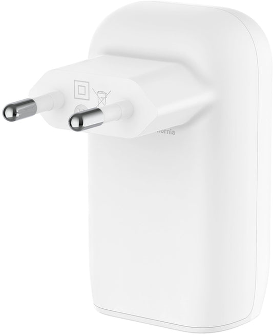 Incarcator Retea Belkin BoostCharge, 67W, 3A, 3 x USB-C, Alb WCC002vfWH