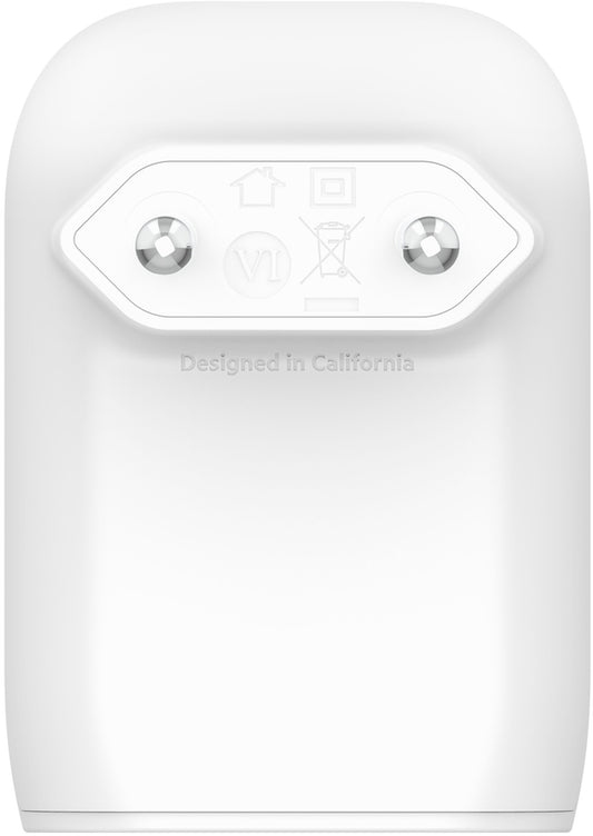 Incarcator Retea Belkin BoostCharge Dual, 37W, 3A, 1 x USB-A -  x USB-C, Alb WCB007vfWH