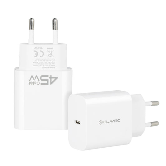 Incarcator Retea Blavec BC-7, 45W, 3A, 1 x USB-C, Alb