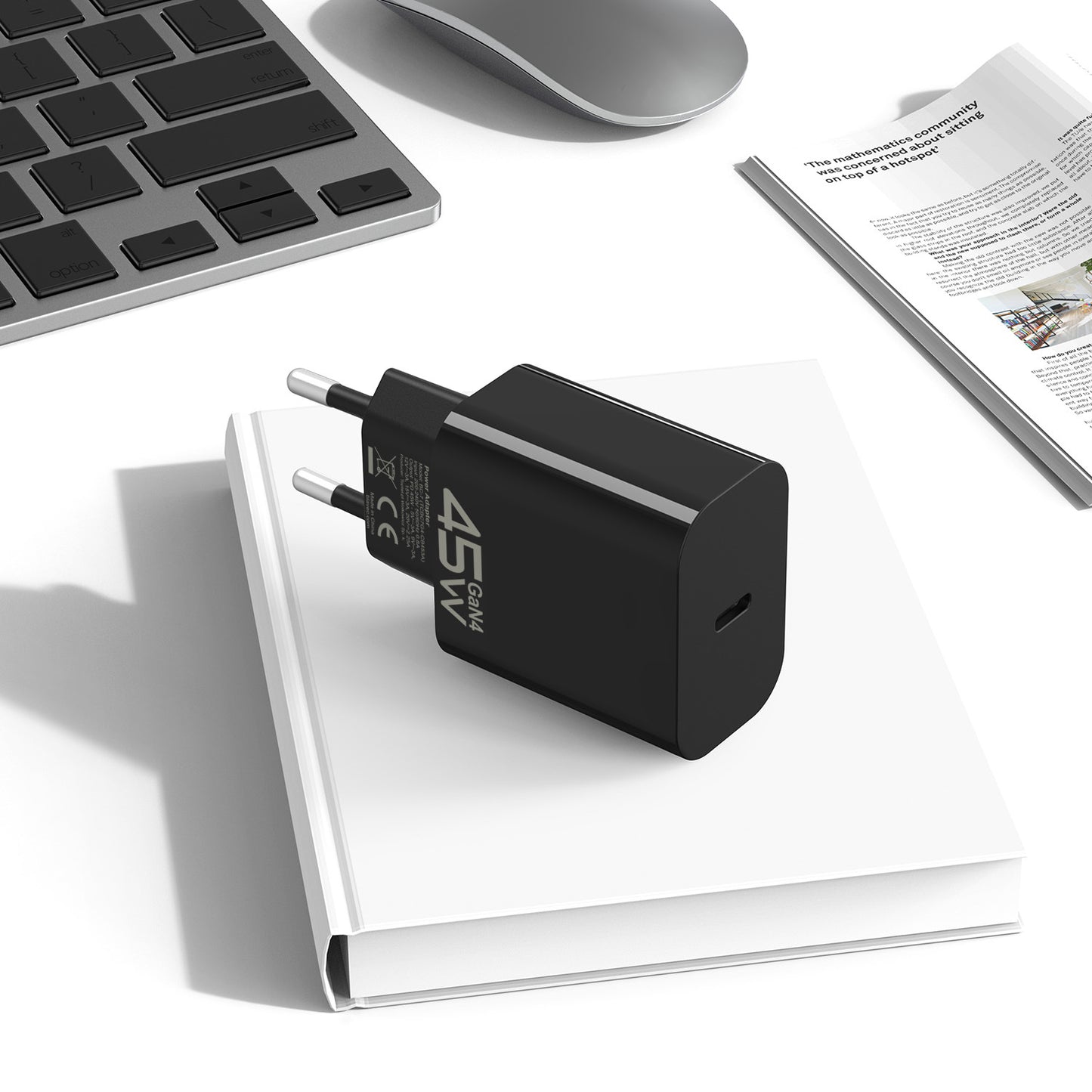 Incarcator Retea Blavec BC-7, 45W, 3A, 1 x USB-C, Negru