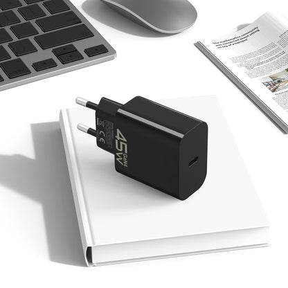 Incarcator Retea Blavec BC-7, 45W, 3A, 1 x USB-C, Negru