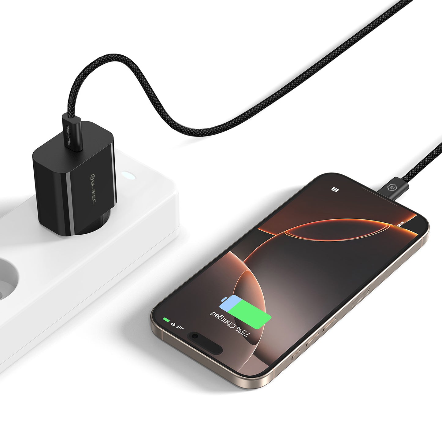 Incarcator Retea Blavec BC-7, 45W, 3A, 1 x USB-C, Negru